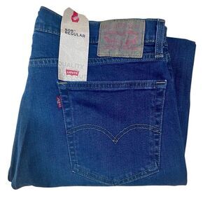 NEW Men's Levi's 505 Regular Fit Straight Leg Jeans Medium Wash 36x30 Thigh